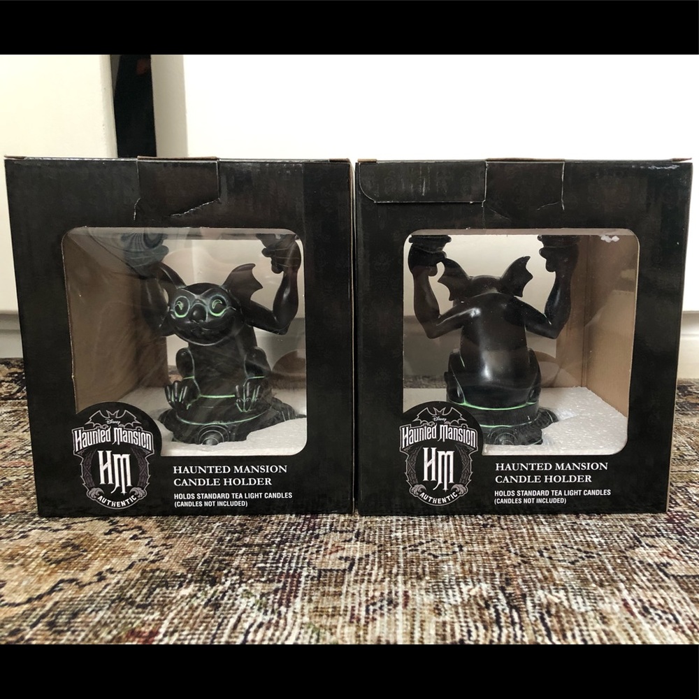 Haunted mansion candle holders
